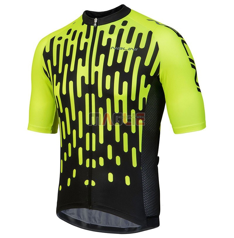 Maglia Nalini Podio Manica Corta 2018 Verde