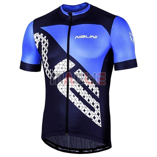 Maglia Nalini Volata 2.0 Manica Corta 2019 Nero Blu - Clicca l'immagine per chiudere