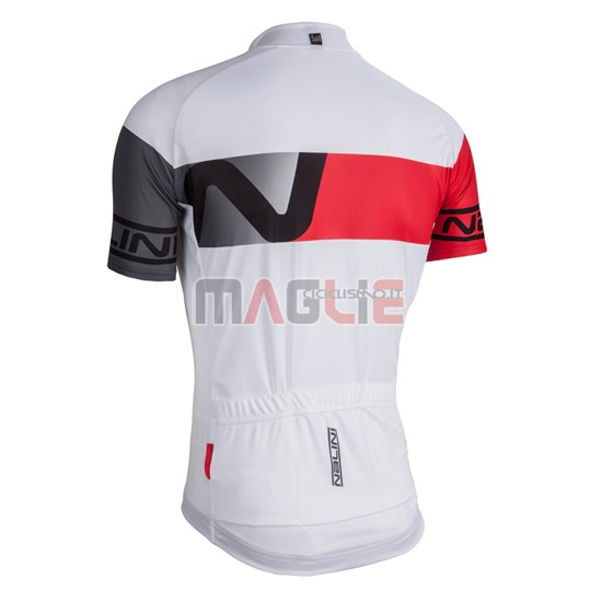 Maglia Nalini manica corta 2016 bianco e rosso