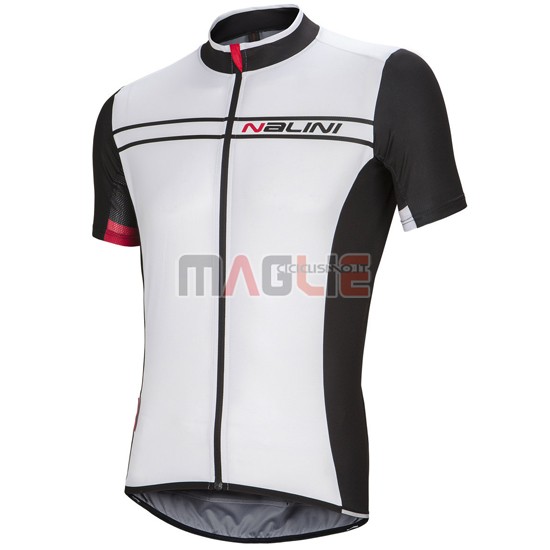 Maglia Nalini manica corta 2016 bianco nero