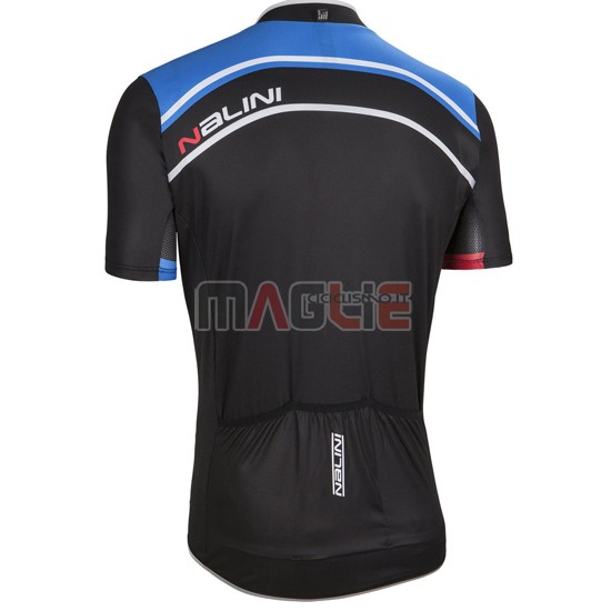 Maglia Nalini manica corta 2016 nero blu