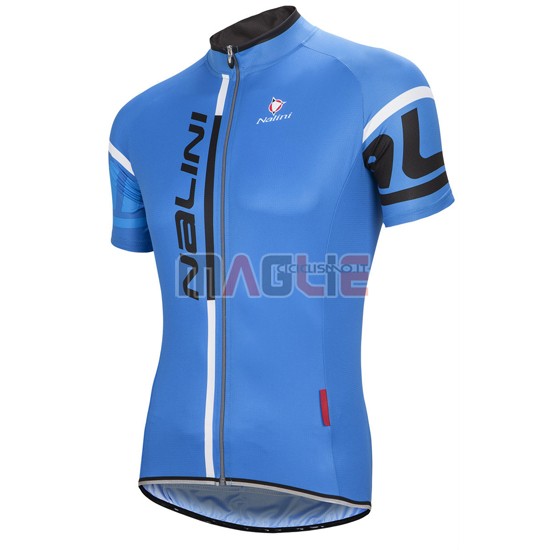 Maglia Nalini manica corta 2016 nero e blu