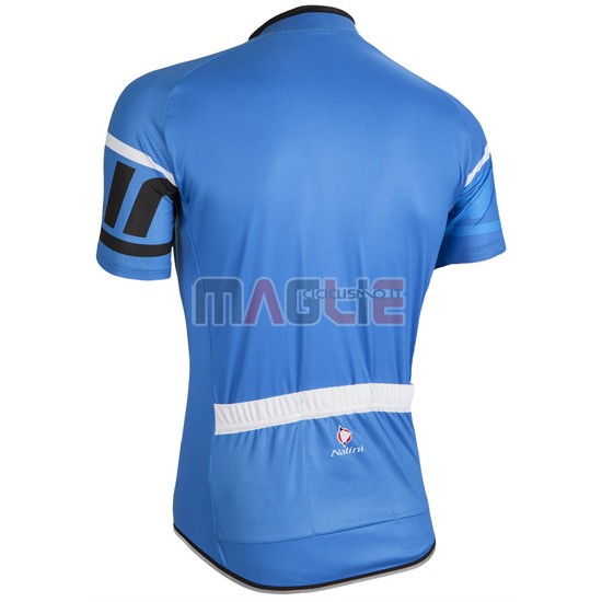 Maglia Nalini manica corta 2016 nero e blu