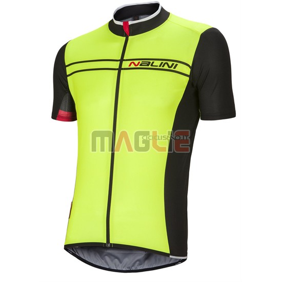 Maglia Nalini manica corta 2016 nero e verde