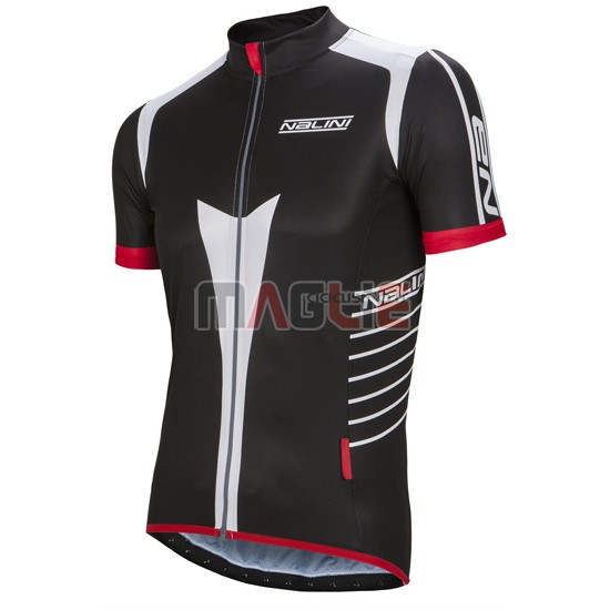 Maglia Nalini manica corta 2016 nero rosso