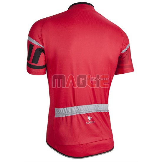 Maglia Nalini manica corta 2016 rosso e nero