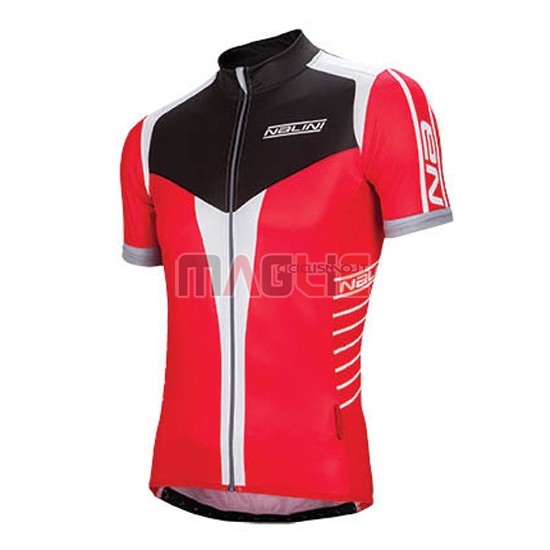 Maglia Nalini manica corta 2016 rosso nero