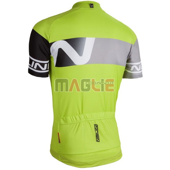 Maglia Nalini manica corta 2016 verde nero