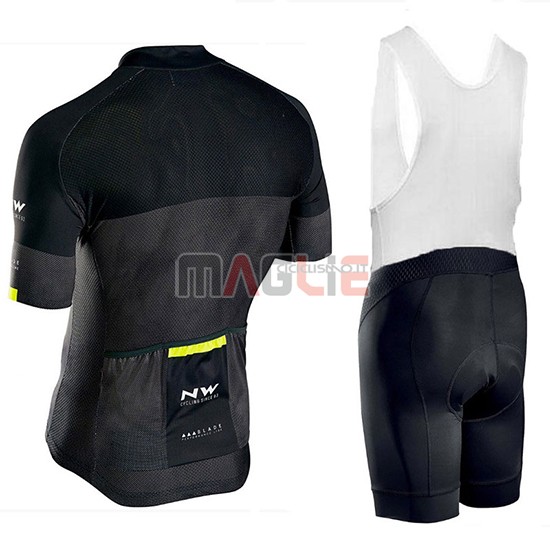 2018 Maglia Northwave Blade Manica Corta Nero