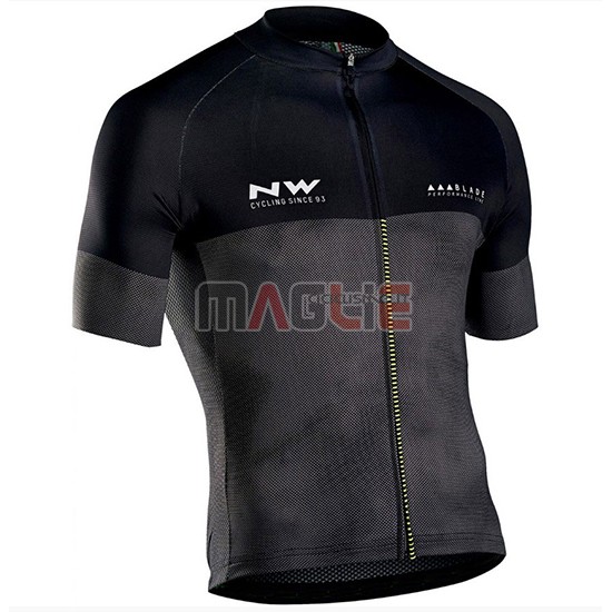 2018 Maglia Northwave Blade Manica Corta Nero