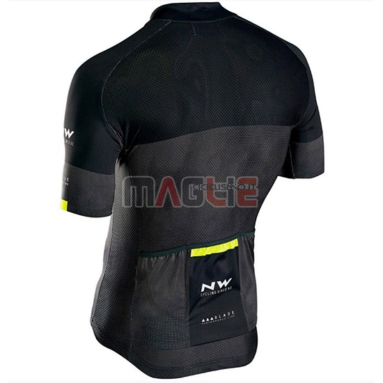 2018 Maglia Northwave Blade Manica Corta Nero