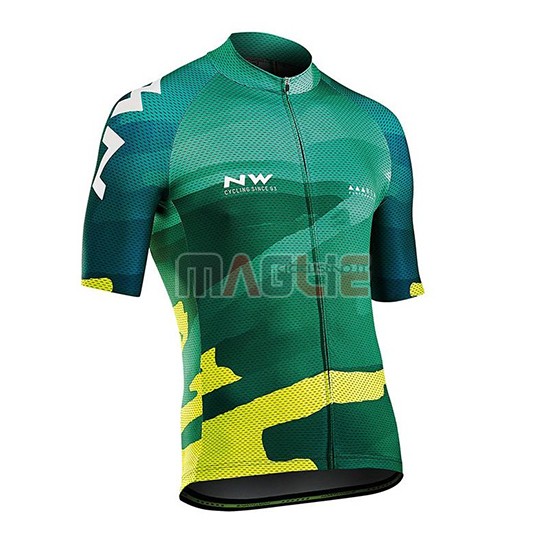 2018 Maglia Northwave Blade Manica Corta Verde