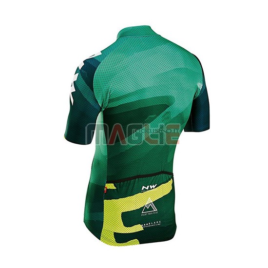 2018 Maglia Northwave Blade Manica Corta Verde