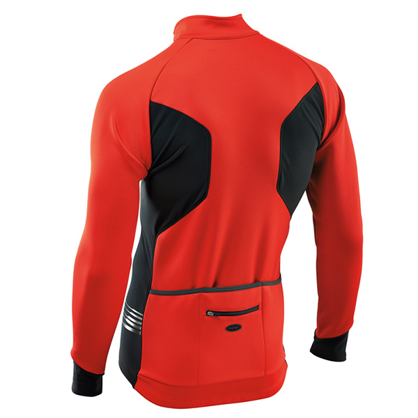 2017 Maglia Nalini Northwave ML rosso e nero - Clicca l'immagine per chiudere