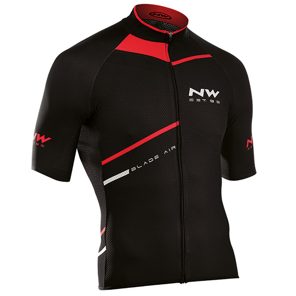 2017 Maglia Northwave Blade Air nero e rosso - Clicca l'immagine per chiudere