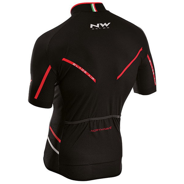 2017 Maglia Northwave Blade Air nero e rosso