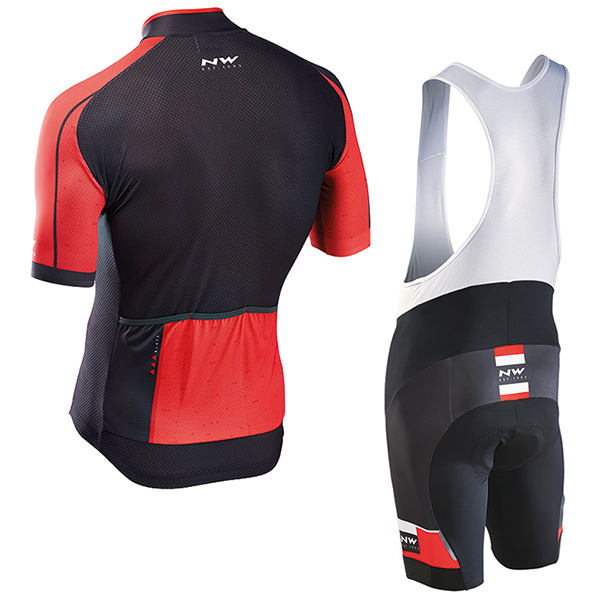 2017 Maglia Northwave Blade nero e rosso