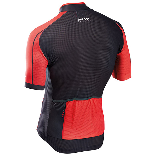 2017 Maglia Northwave Blade nero e rosso