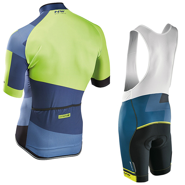 2017 Maglia Northwave Extreme verde e blu