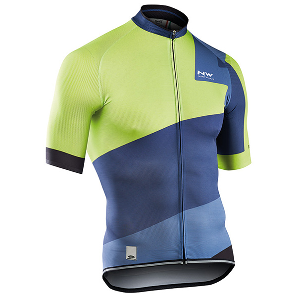 2017 Maglia Northwave Extreme verde e blu