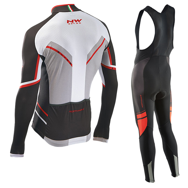 2017 Maglia Northwave ML nero e bianco