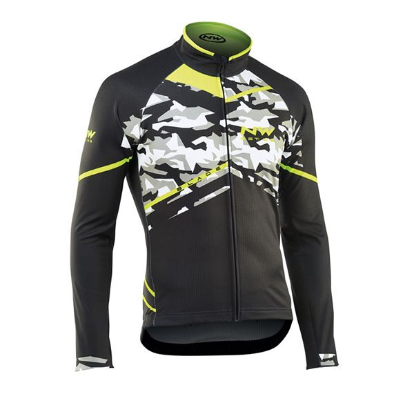 2017 Maglia Northwave ML nero e camuffamento