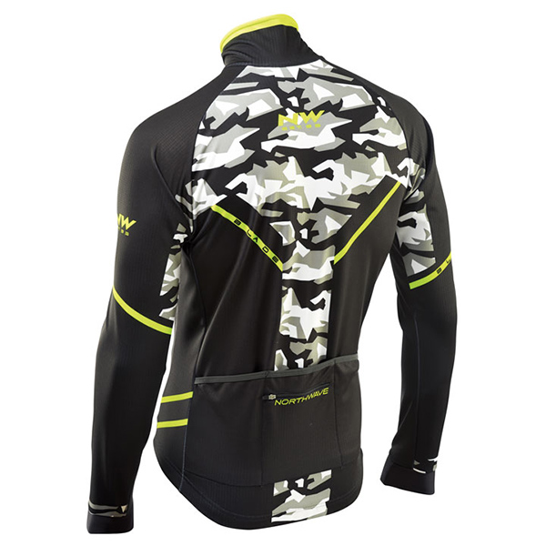 2017 Maglia Northwave ML nero e camuffamento