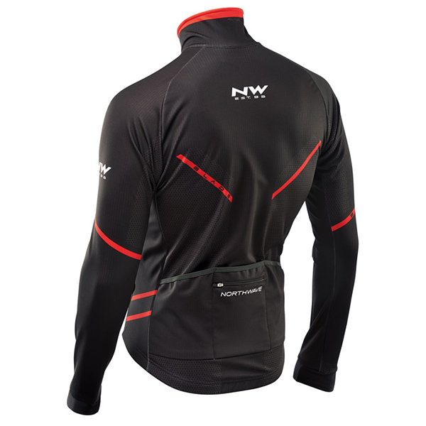 2017 Maglia Northwave ML nero e rosso - Clicca l'immagine per chiudere