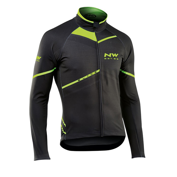 2017 Maglia Northwave ML nero e verde