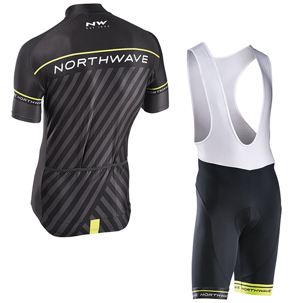 2017 Maglia Northwave nero e verde