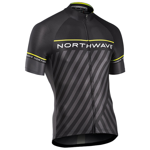 2017 Maglia Northwave nero e verde