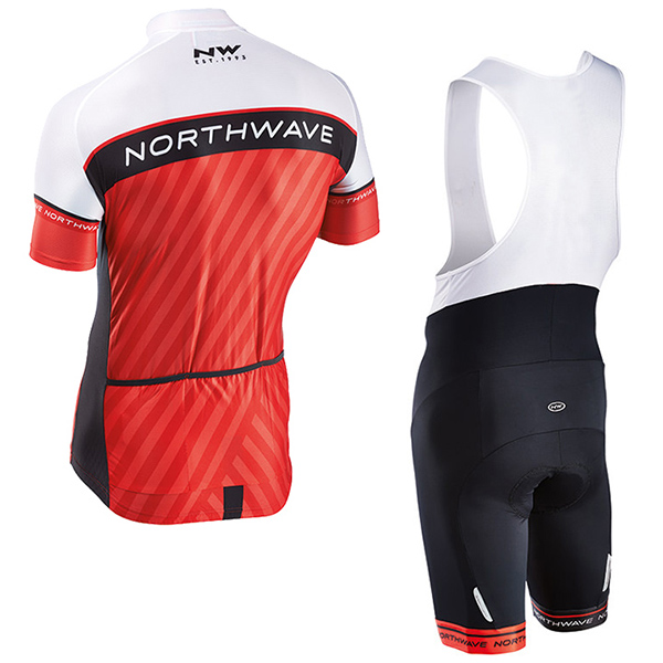 2017 Maglia Northwave rosso e bianco