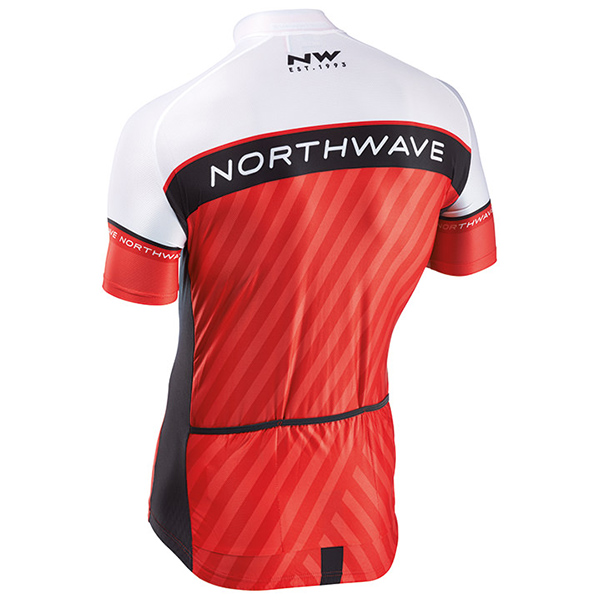 2017 Maglia Northwave rosso e bianco