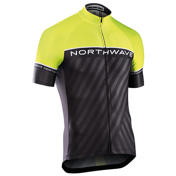 2017 Maglia Northwave verde e nero