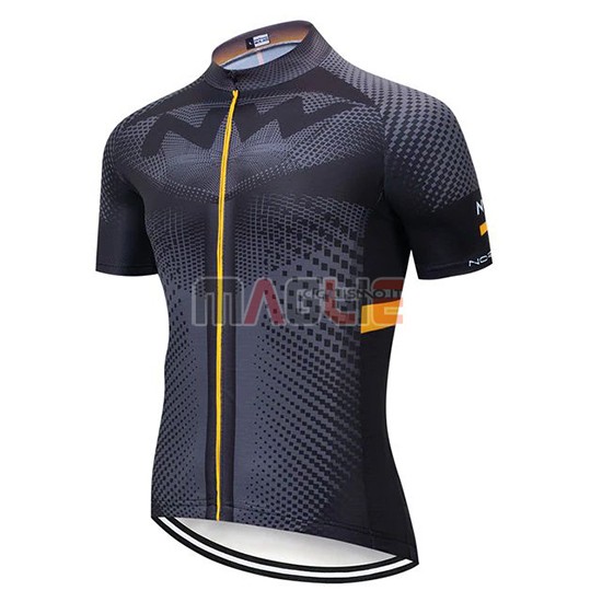 Maglia Northwave Manica Corta 2020 Grigio Nero Giallo