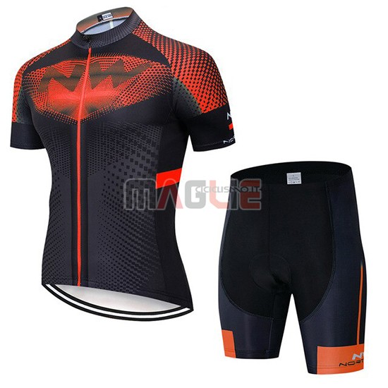 Maglia Northwave Manica Corta 2020 Nero Arancione