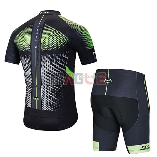 Maglia Northwave Manica Corta 2020 Nero Bianco Verde