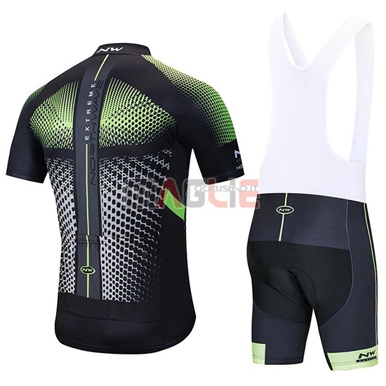 Maglia Northwave Manica Corta 2020 Nero Bianco Verde