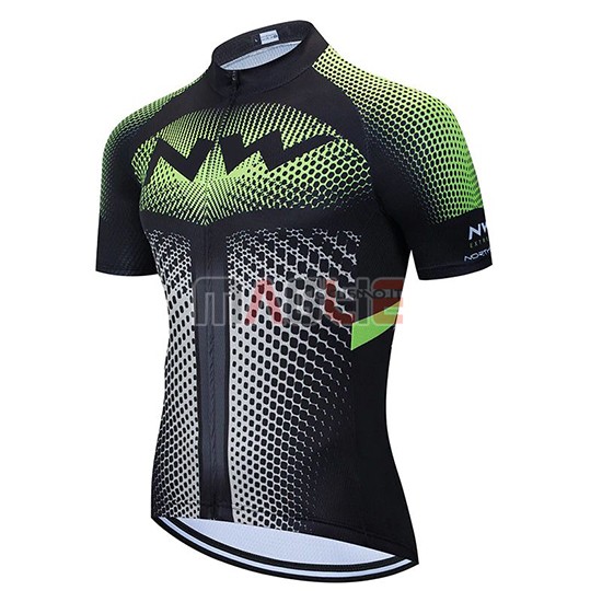Maglia Northwave Manica Corta 2020 Nero Bianco Verde