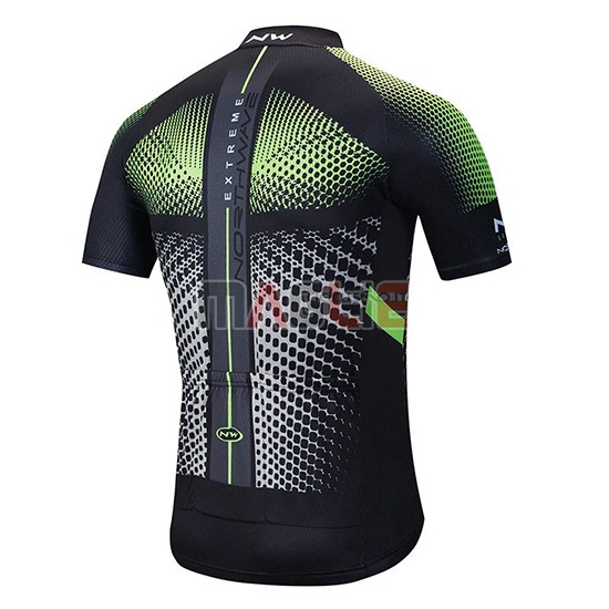 Maglia Northwave Manica Corta 2020 Nero Bianco Verde