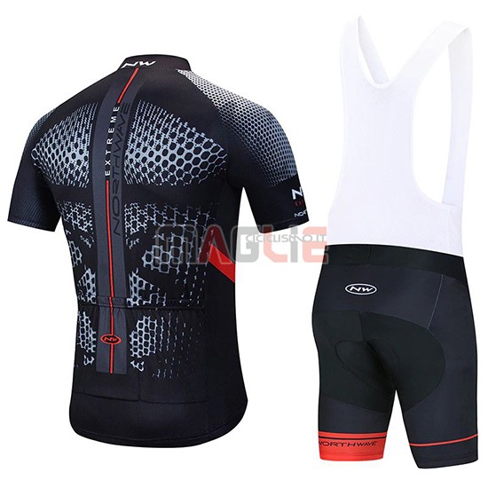 Maglia Northwave Manica Corta 2020 Nero Giallo Rosso