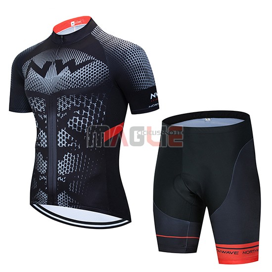 Maglia Northwave Manica Corta 2020 Nero Giallo Rosso
