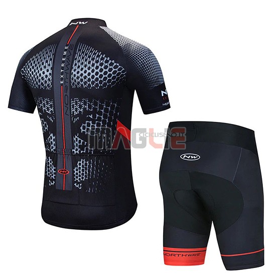 Maglia Northwave Manica Corta 2020 Nero Giallo Rosso
