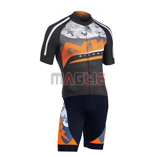 Maglia Northwave Manica Corta 2019 Argentato Arancione Nero