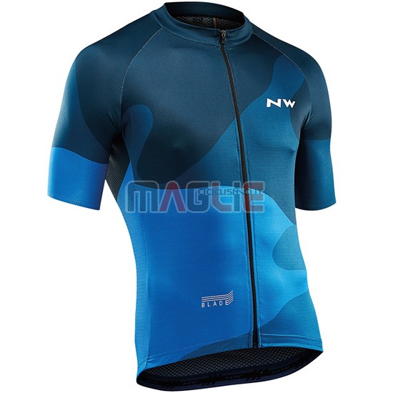 Maglia Northwave Manica Corta 2019 Blu - Clicca l'immagine per chiudere