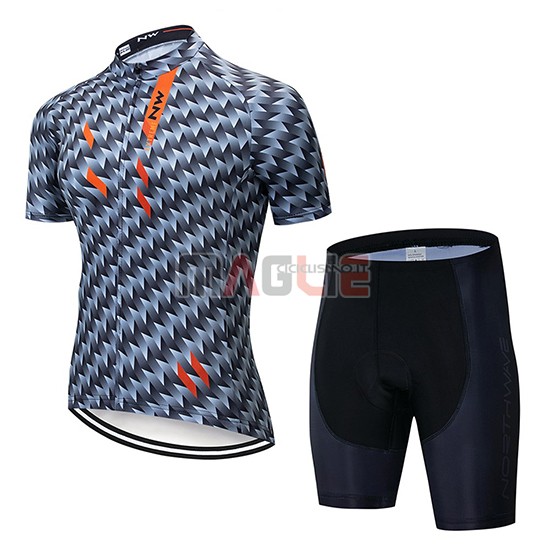 Maglia Northwave Manica Corta 2019 Grigio Arancione