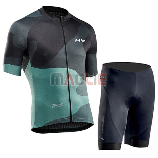 Maglia Northwave Manica Corta 2019 Verde - Clicca l'immagine per chiudere