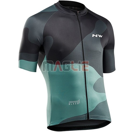 Maglia Northwave Manica Corta 2019 Verde - Clicca l'immagine per chiudere