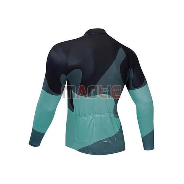 Maglia Northwave Manica Lunga 2020 Nero Grigio Verde