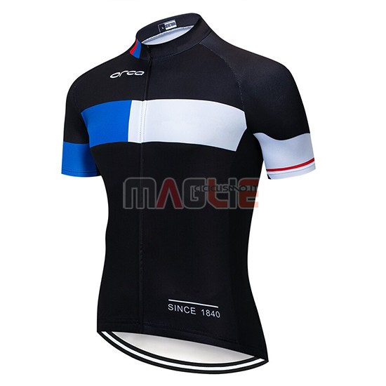 Maglia Orbea Manica Corta 2019 Nero Blu Bianco